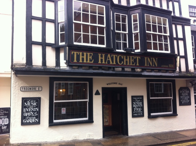 A fine establishment to bury a Hatchet Inn.